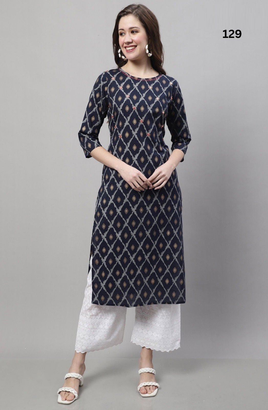 Printed Srivalli By Trendy Cotton Kurtis Catalog